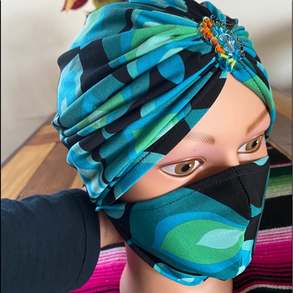 Turban and matching mask